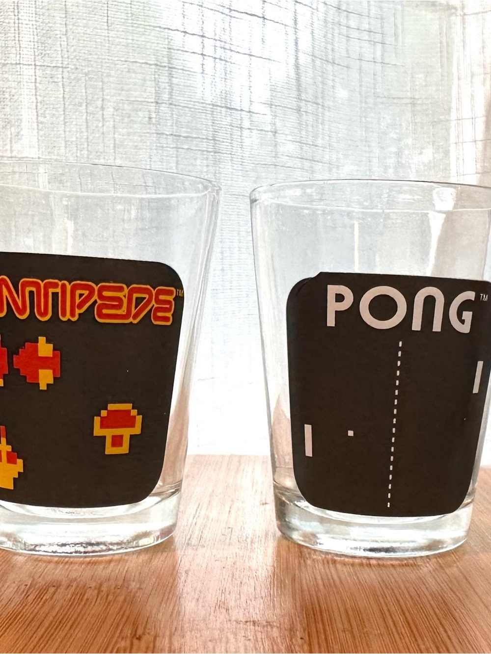 Atari Themed Shot Glass Set of 4